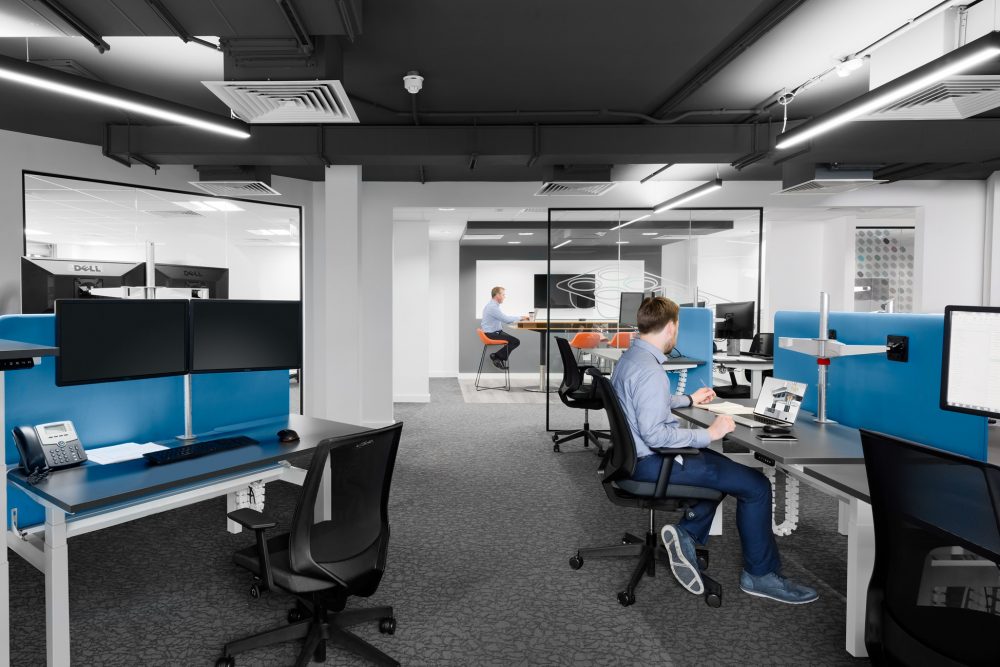 Office refit Bespoke glazed partition systems