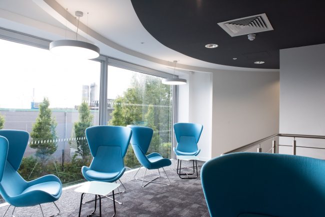 Prodieco reconstruction and fit out Office Bespoke glazed partition systems